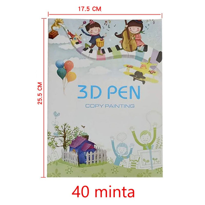 Încărcați imaginea în vizualizatorul Galerie, Carte de desen pentru stilou 3D
