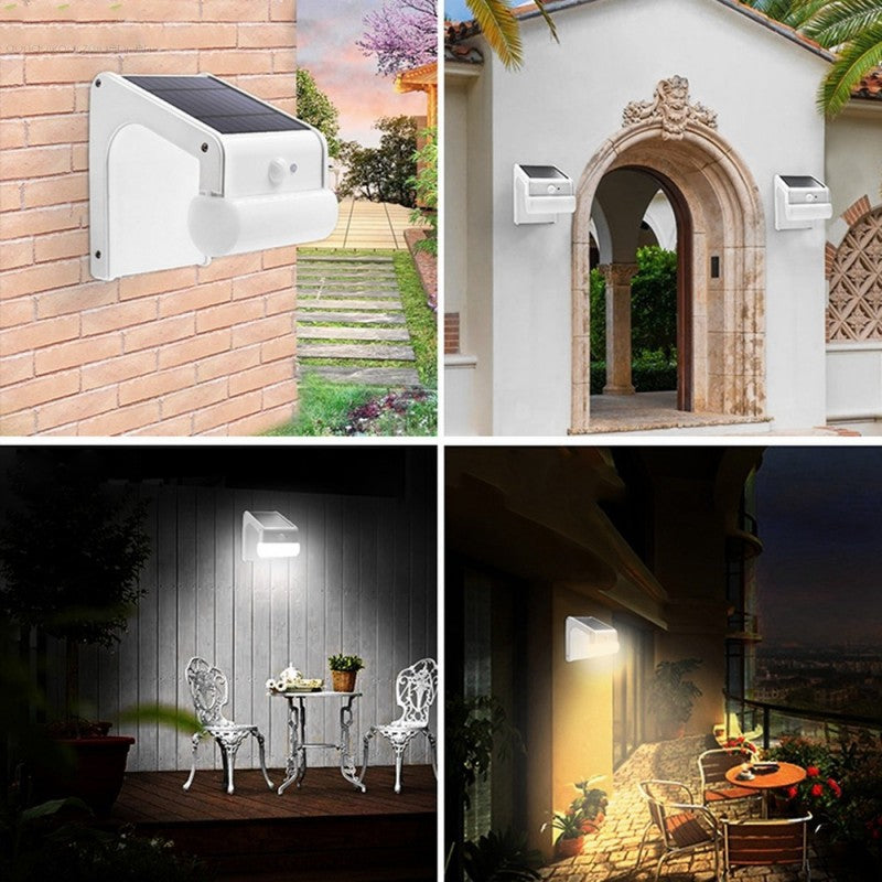 Încărcați imaginea în vizualizatorul Galerie, 38 LED Solar Solar în aer liber Elegant Motion Sensor Wall Light cu telecomandă - Trendibo
