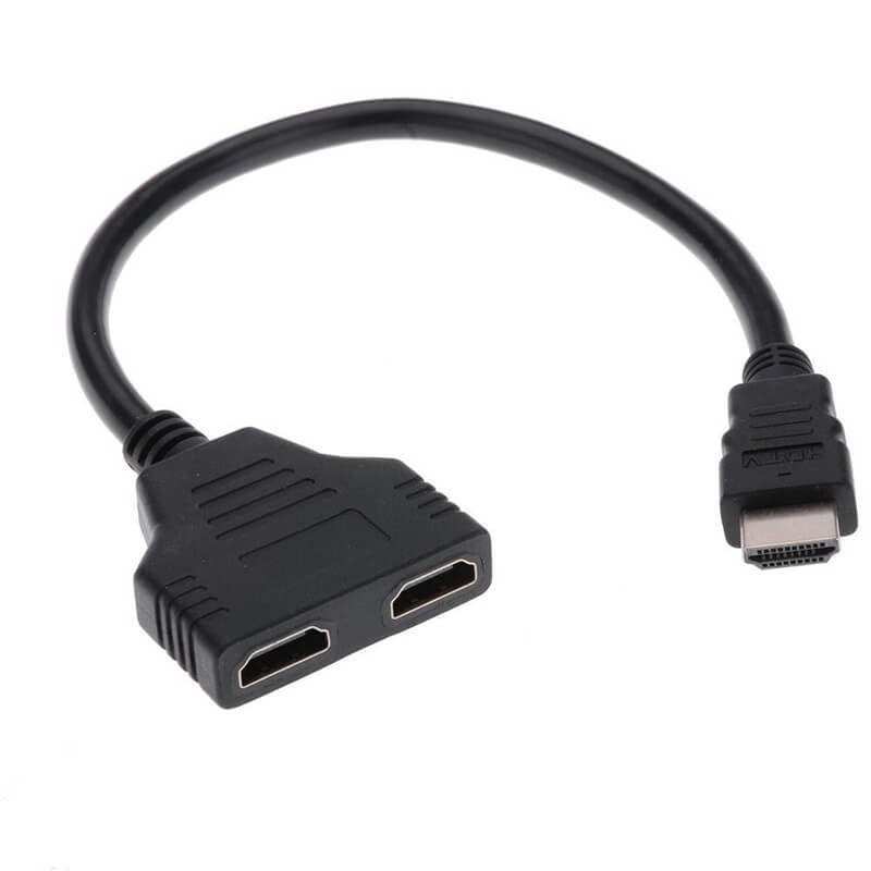 Încărcați imaginea în vizualizatorul Galerie, Cablu HDMI DUAL Cablu HDMI splitter HDMI - Aceeași imagine pe mai multe ecrane - Trendibo
