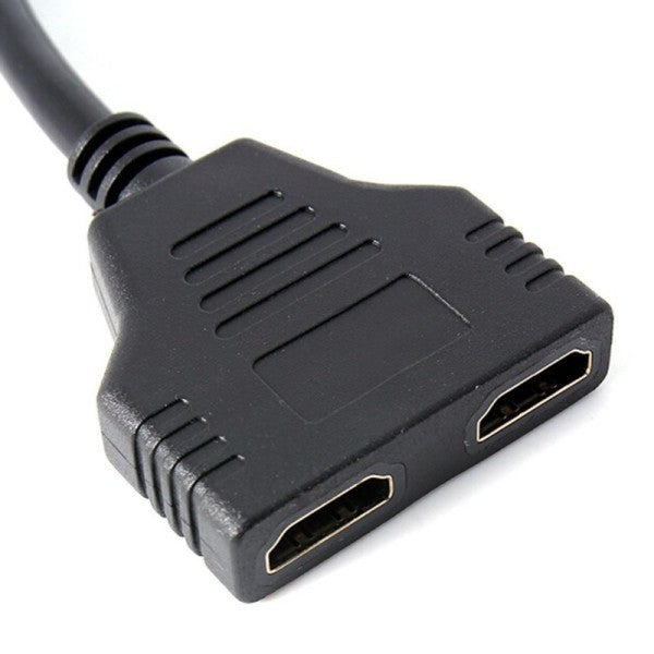 Încărcați imaginea în vizualizatorul Galerie, Cablu HDMI DUAL Cablu HDMI splitter HDMI - Aceeași imagine pe mai multe ecrane - Trendibo
