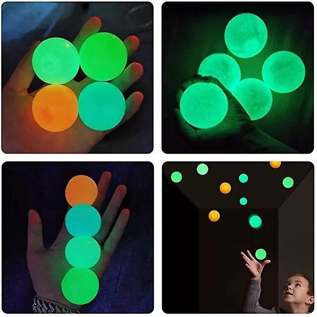 Încărcați imaginea în vizualizatorul Galerie, 4pcs Fluorescent sticky wall ball fluorescent - Trendibo
