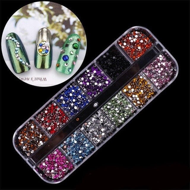 Încărcați imaginea în vizualizatorul Galerie, Set de decorare, 2000 DB cu aplicator decorativ Rhinestone - Trendibo
