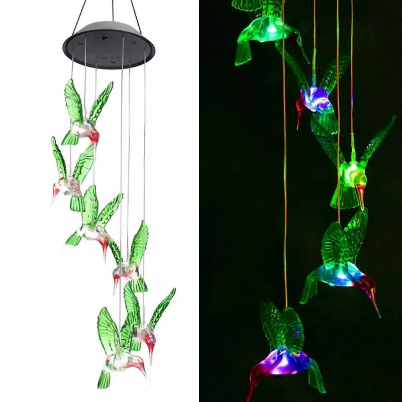 Încărcați imaginea în vizualizatorul Galerie, Colibri luminos colibri vânt chime - Trendibo
