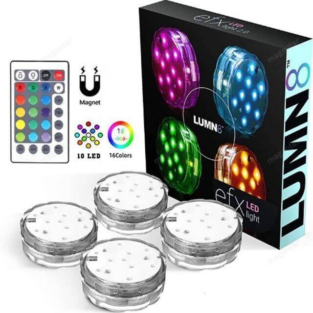 Încărcați imaginea în vizualizatorul Galerie, Iluminat de piscină cu LED-uri, lampă de piscină RGB (16 moduri de iluminare) - Trendibo
