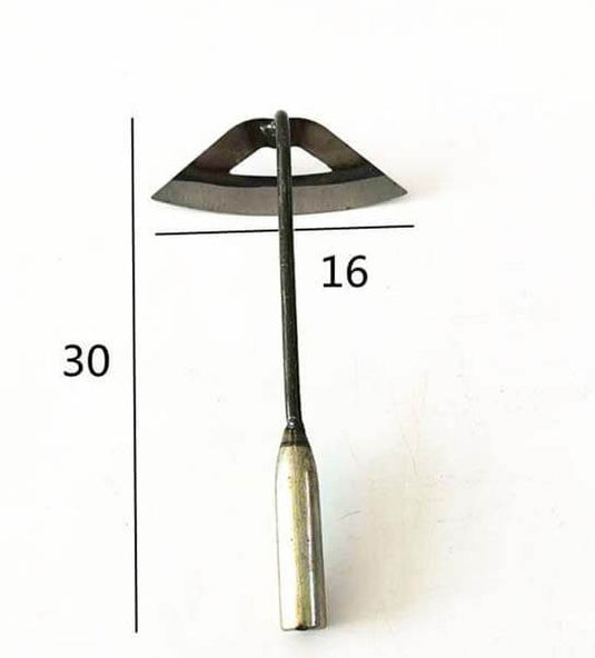 Tăietor manual de buruieni, Sapa goală din oțel inoxidabil - Trendibo
