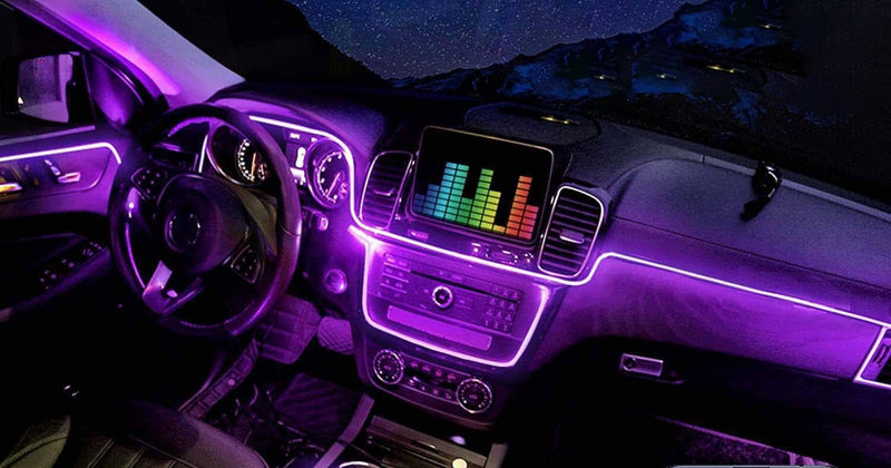 Încărcați imaginea în vizualizatorul Galerie, Dashboard LED Strip, benzi de decorare auto - Trendibo
