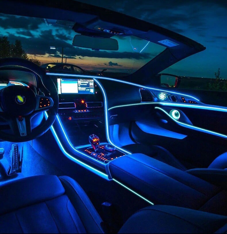 Încărcați imaginea în vizualizatorul Galerie, Dashboard LED Strip, benzi de decorare auto - Trendibo
