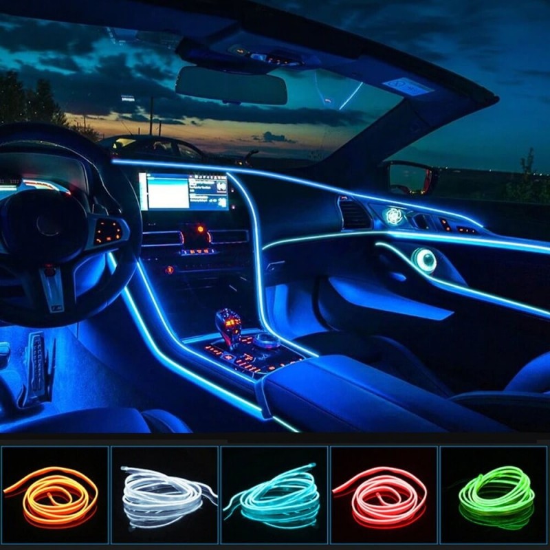 Încărcați imaginea în vizualizatorul Galerie, Dashboard LED Strip, benzi de decorare auto - Trendibo
