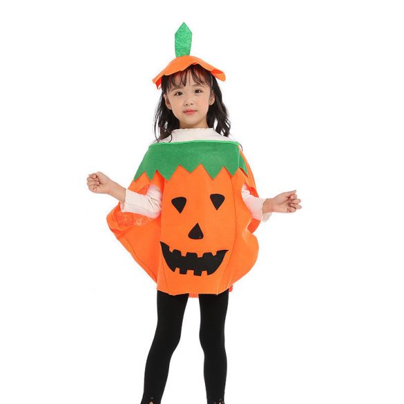 Dovleac costum de Halloween pentru copii