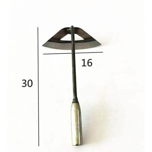 Tăietor manual de buruieni, Sapa goală din oțel inoxidabil
