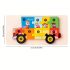 3D Montessori joc de puzzle din lemn