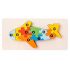 3D Montessori joc de puzzle din lemn