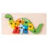 3D Montessori joc de puzzle din lemn