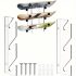 Acrilic skateboard rack - montat pe perete orizontal skateboard, snowboard rack