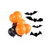 Set baloane de Halloween negru portocaliu 20 piese