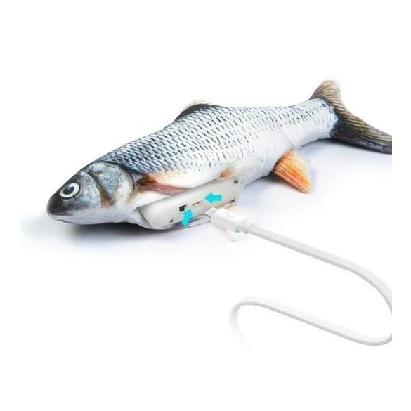 Jucărie interactivă pentru pisoi Fidgety Fish