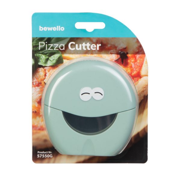 Bewello Cutter pentru pizza - oțel inoxidabil, plastic - 10,2 x 10,2 x 2 cm