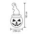 Acasă KD 180 T dovleac gonflabil de Halloween, 183 cm, cu proiector LED, ventilator încorporat, interior și exterior