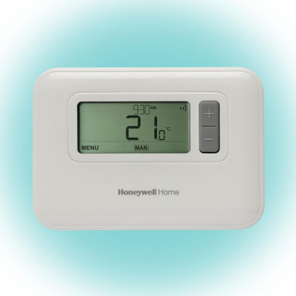 Honeywell Home T3C110AEU termostat de cameră programabil, LCD, schimbare de oră, 7 zile programabil, funcții suplimentare, protecție la îngheț