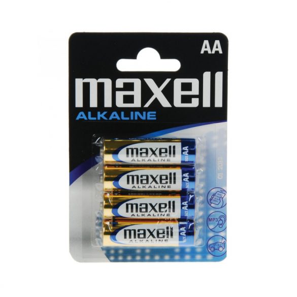 Maxell LR6 AA baterii alcaline pentru creioane, 1.5V, 4 baterii per pachet