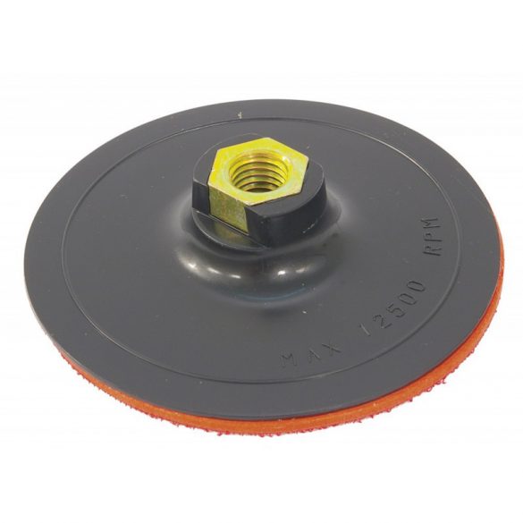 Disc de cauciuc EXTOL CRAFT pentru polizor unghiular; 115mm, velcro, viteză maximă: 12.500 rpm