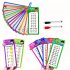 Set de carduri de matematică - Addition, Subtraction, Multiplication, Division and Fractions Self-Assessment Learning Tool