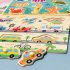 Joc de puzzle din lemn de dezvoltare Montessori Vehicles 2