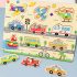 Joc de puzzle din lemn de dezvoltare Montessori Vehicles 2