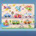 Joc de puzzle din lemn de dezvoltare Montessori Vehicles 2